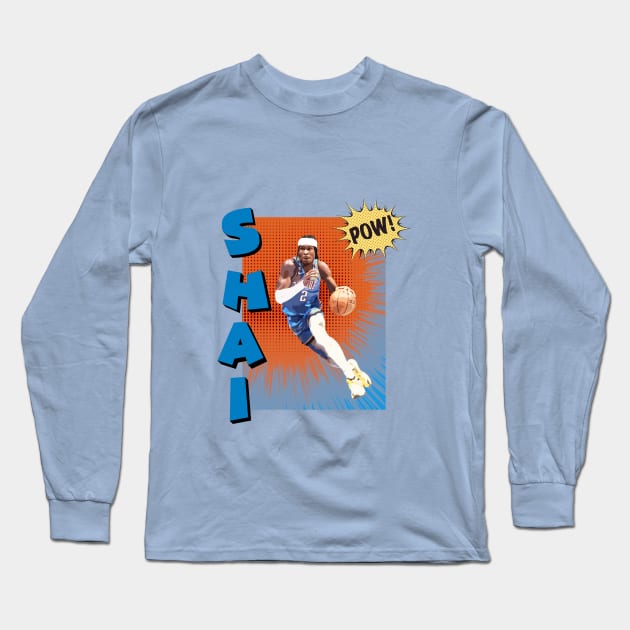 Shai gilgeous alexander Long Sleeve T-Shirt by islandersgraphics